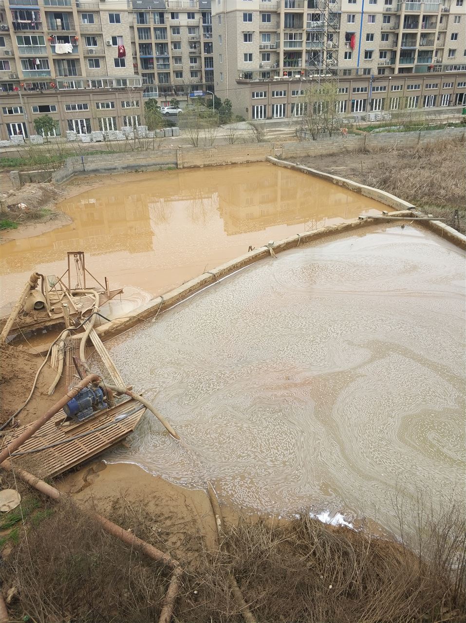 阿拉善左沉淀池淤泥清理-厂区废水池淤泥清淤
