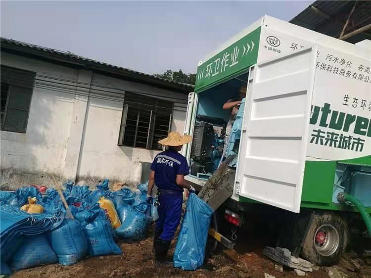 阿拉善左工业污泥压干处理